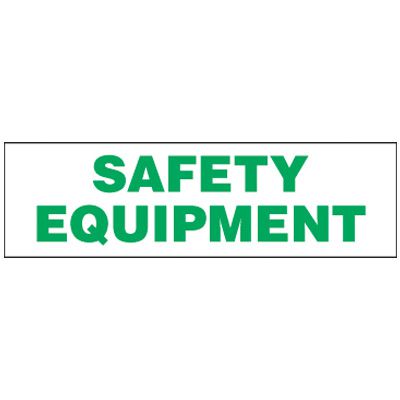 Magnetic Labels - Safety Equipment