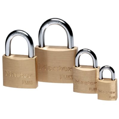 Master Lock® Keyed Different Brass Padlocks 4140