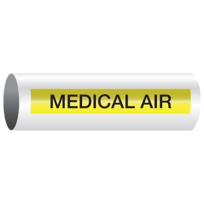 Medical Air - Opti-Code® Self-Adhesive Medical Gas Pipe Markers