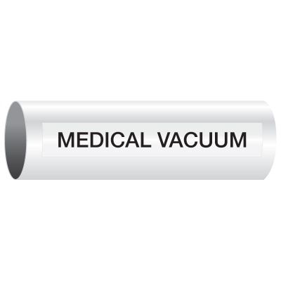 Medical Vacuum - Opti-Code® Self-Adhesive Medical Gas Pipe Markers