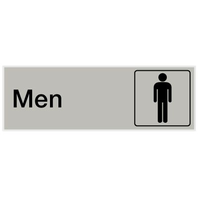 Men - Engraved Restroom Signs