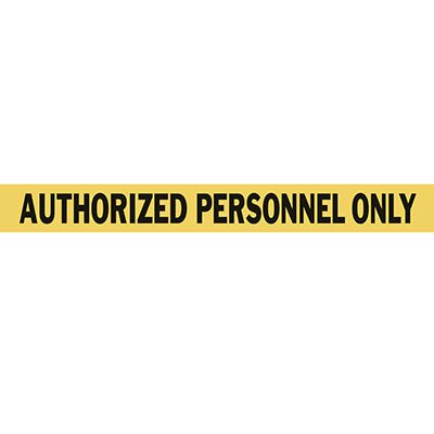 Mighty Line Authorized Personnel Only Floor Tape