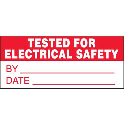 Electrical Safety Miniature Labels