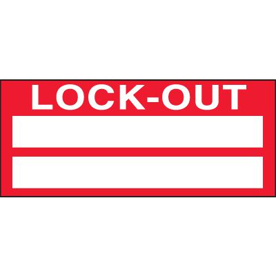Lock Out Miniature Labels
