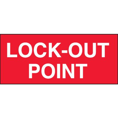 Lock-Out Point Miniature Labels