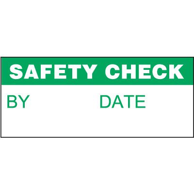 Miniature Labels - Safety Check