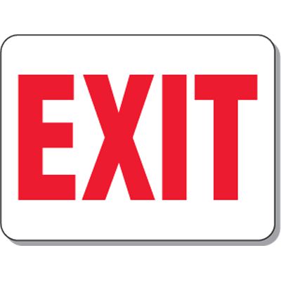 Fire Emergency Signs - Exit