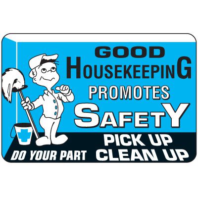 Good Housekeeping Floor Label