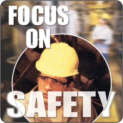 Focus On Safety Floor Label
