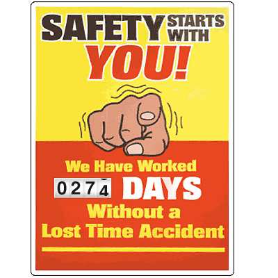 Motivational Safety Scoreboards - Safety Starts With You