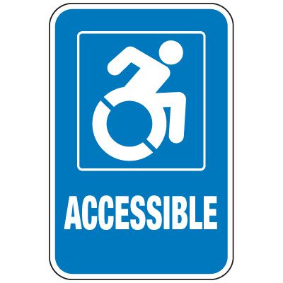 New York Handicap Parking Sign - Accessible