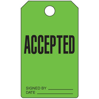 DuroTag™ Accepted Tags
