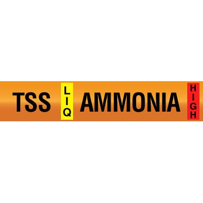 Thermosyphon Supply - Opti-Code® Ammonia Pipe Markers