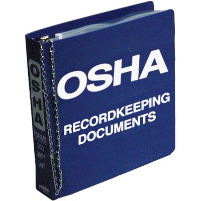 OSHA 300 Record Keeping Document Binder