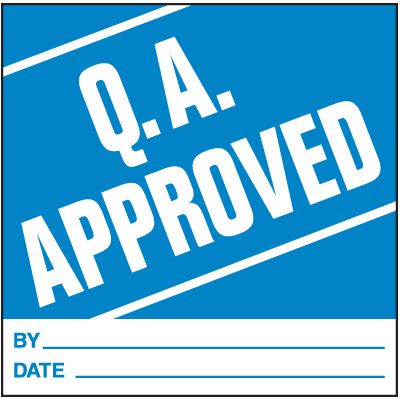 Handling Label - Q.A. Approved