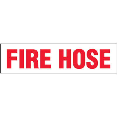 Fire Hose Label
