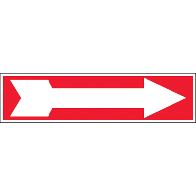 Emergency Exit Arrow Label