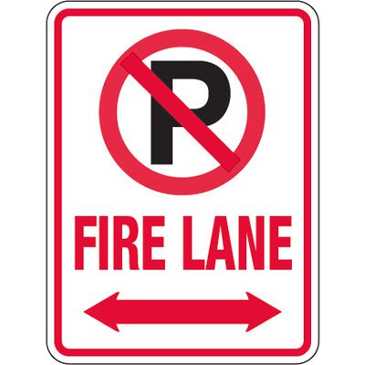 Pavement Message Signs - Fire Lane