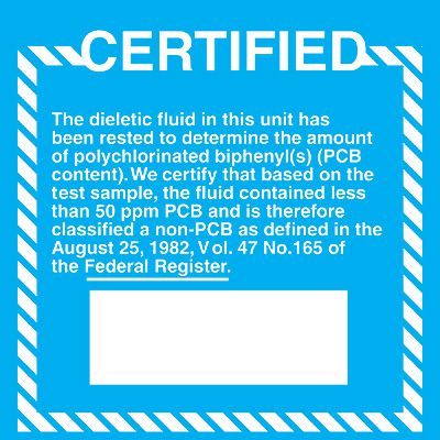 PCB Labels - Certified
