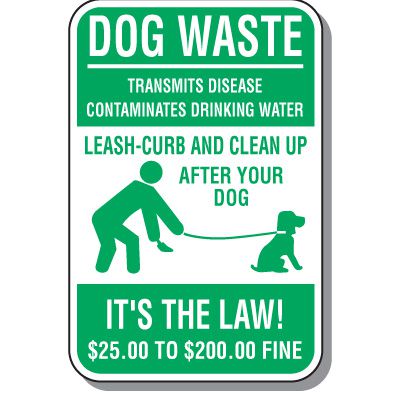 Dog Waste Disposal Sign