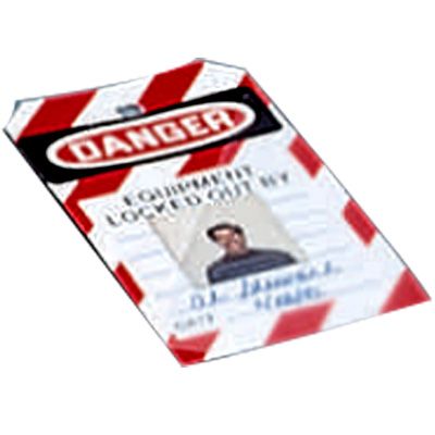 Photo Lockout Tags - Danger