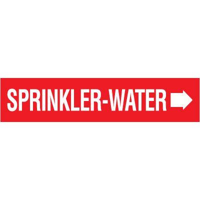 Sprinkler Water - Wrap Around Adhesive Roll Markers