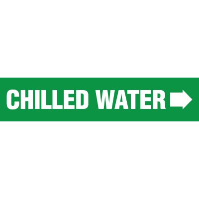 Chilled Water - Wrap Around Adhesive Roll Markers