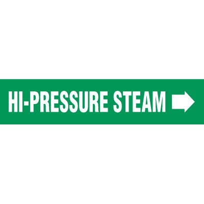 Hi-Pressure Steam - Wrap Around Adhesive Roll Markers
