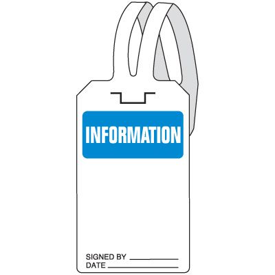 Information Self-Fastening Tags