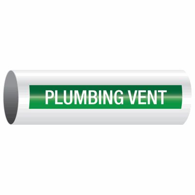 Plumbing Vent - Opti-Code® Self-Adhesive Pipe Markers