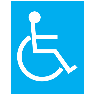 Polished Plastic Office Signs - Handicap Accessibility