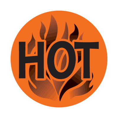 Hot Inventory Control Labels