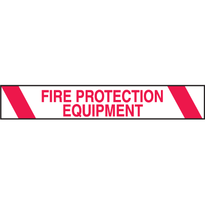 Printed Warning Tapes - Fire Protection Equipment