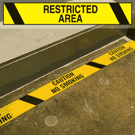 Printed Warning Tapes - Restricted Area