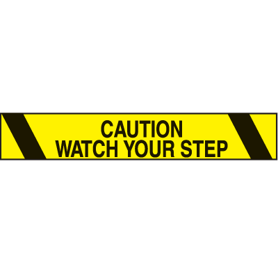 Printed Warning Tape - Caution Watch Your Step