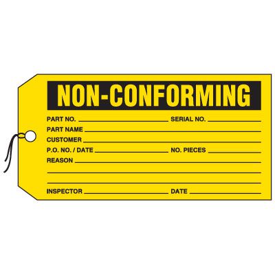 Non-Conforming Production Status Tags