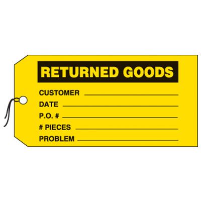Returned Goods Production Status Tags