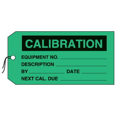 Calibration Production Status Tags