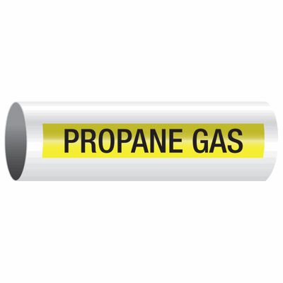 Propane Gas - Opti-Code® Self-Adhesive Pipe Markers