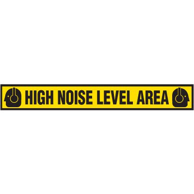 Anti-Slip Floor Label - Hiigh Noise Level Area
