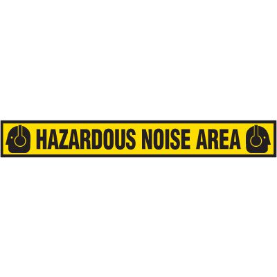 Anti-Slip Floor Label - Hazardous Noise Area