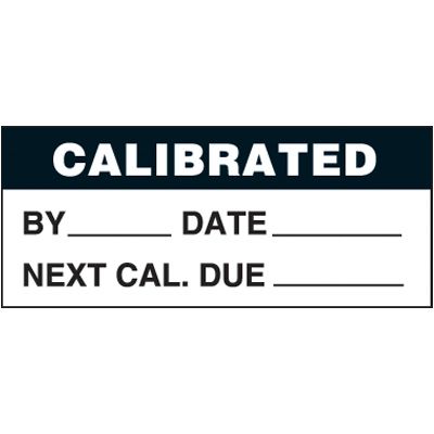 Calibrated Removable Write-On Status Labels