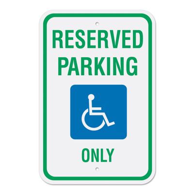 Michigan Parking Signs - Reserved Parking Only