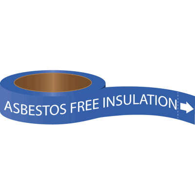 Asbestos Free Insulation - Roll Form Adhesive Pipe Markers