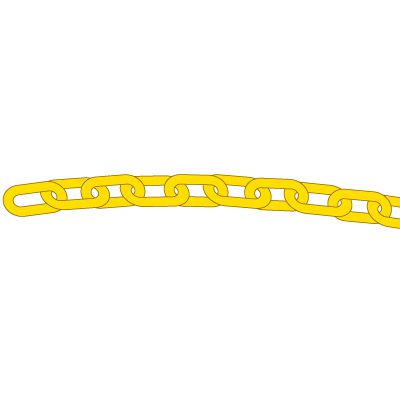Safety Cone Chain - 2" Yellow Plastic