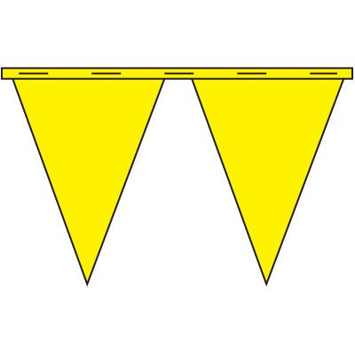 Yellow Safety Pennants