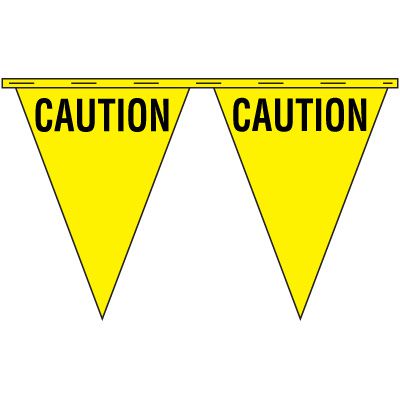 Caution Safety Pennants