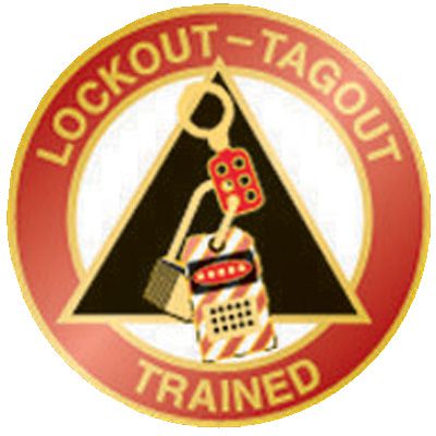 Lockout-Tagout Trained Pin