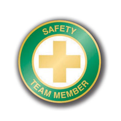 Safety Team Member Safety Recognition Pin