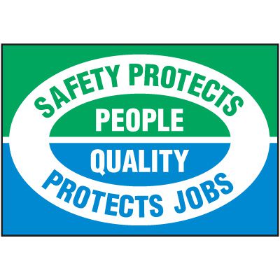 Safety Protects People Label